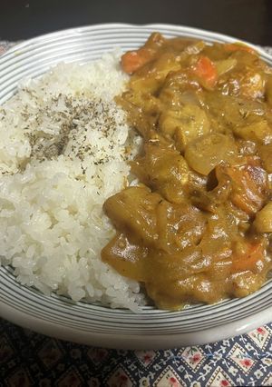 完熟バナナ・チキンカレー-レシピのメイン写真
