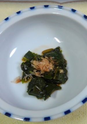 タンポポ若葉のお浸し：春の野草の味！-レシピのメイン写真
