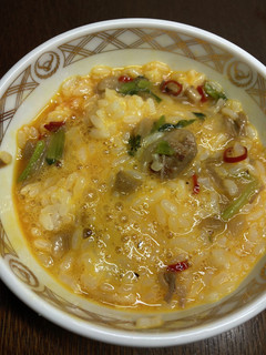 パスタの具材を使った卵かけご飯-レシピのメイン写真