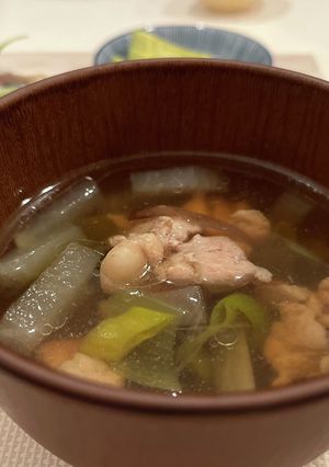 大根とネギの鶏がらスープ-レシピのメイン写真