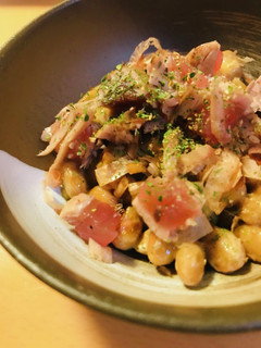 毎日の納豆●カツオ節&カツオのたたき-レシピのメイン写真