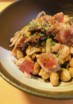 毎日の納豆●カツオ節＆カツオのたたき-レシピのメイン写真