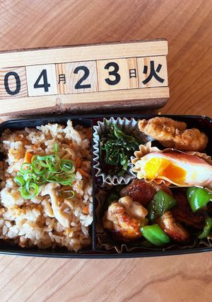 2024.4/23 高校生男子お弁当-レシピのメイン写真