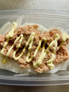ツナマヨで新玉ねぎ大量消費!-レシピのメイン写真
