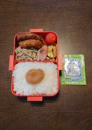 中学生女子弁当2024/04/23-レシピのメイン写真