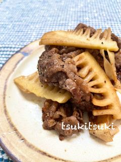 たけのこと牛肉のオイスターソース炒め-レシピのメイン写真