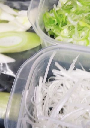 長ネギ　切って保存用　各種-レシピのメイン写真