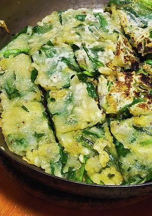 簡単★我が家のチヂミ。チーズ入り！-レシピのメイン写真
