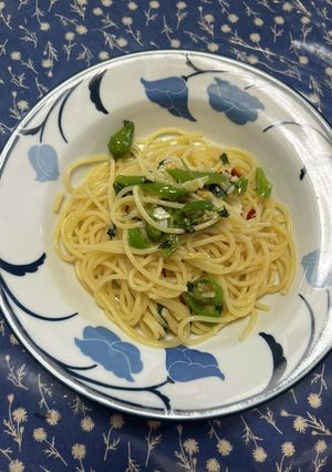 獅子唐と大葉のペペロンチーノ-レシピのメイン写真