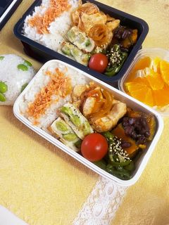 20240423娘ちゃん息子っちのお弁当-レシピのメイン写真