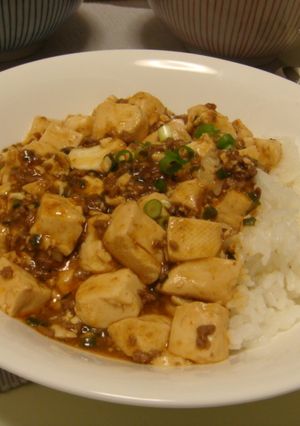 おうちにある調味料でお手軽★マーボ豆腐丼-レシピのメイン写真
