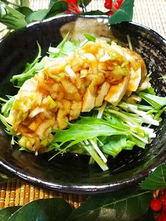 よだれ鶏風辛くないしっとり茹で鶏-レシピのメイン写真