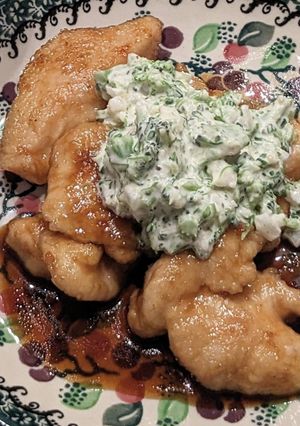 鶏胸肉甘酢照り焼き♡ブロッコリータルタル-レシピのメイン写真