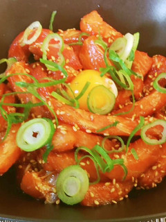マグロのユッケ-レシピのメイン写真