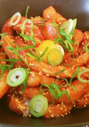 マグロのユッケ-レシピのメイン写真