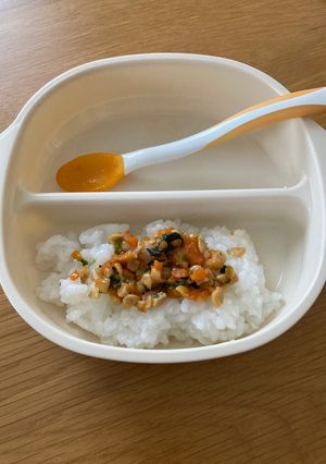 離乳食　野菜納豆ビビンバ風-レシピのメイン写真