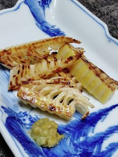 フライパンで焼きたけのこ-レシピのメイン写真