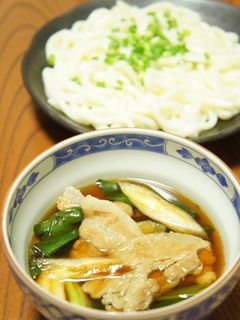 簡単でうまい!肉汁つけうどん。-レシピのメイン写真