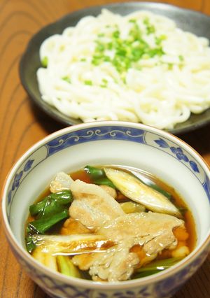 簡単でうまい！肉汁つけうどん。-レシピのメイン写真
