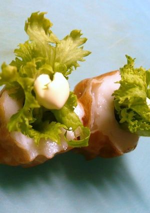 お弁当に　簡単！わさび菜入りちくわ-レシピのメイン写真