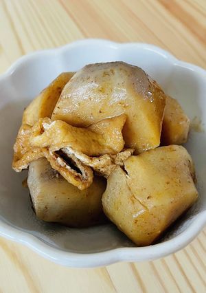 炊飯器で✰揚げとこってりねっとり里芋煮♬-レシピのメイン写真