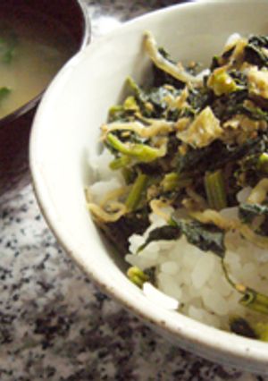 大根の葉っぱとジャコの塩味ふりかけ-レシピのメイン写真