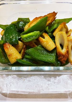ピーマンとちくわのカレー炒め-レシピのメイン写真