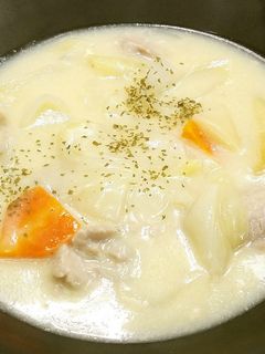 レンジで時短調理!ホワイトシチュー★動画-レシピのメイン写真