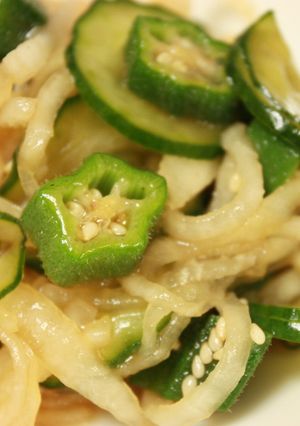 おくらと大根の中華風和え♪-レシピのメイン写真