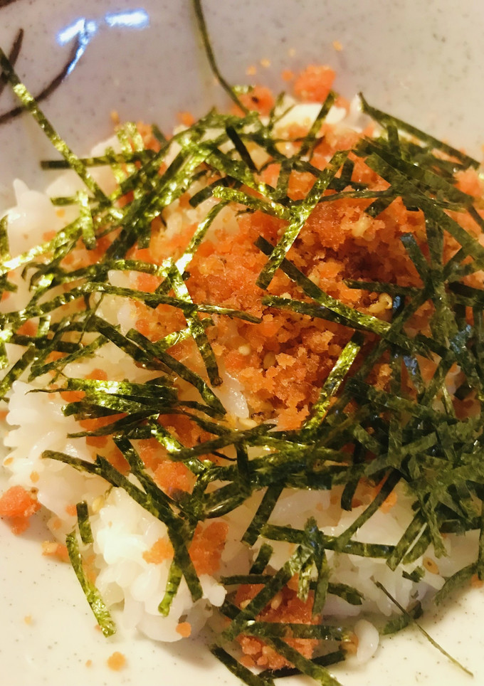 毎日のしろごはん●ソフトふりかけ＆海苔-レシピのメイン写真