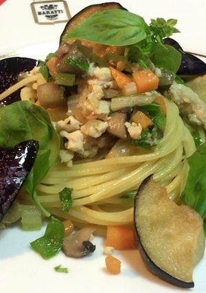 【ダイエット】鶏ムネ肉とナスのボロネーゼ-レシピのメイン写真