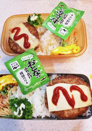 高校生弁当覚え書き287ハンバーグ-レシピのメイン写真