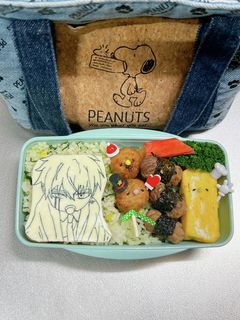 毎日高校男子弁当 マッシュル キャラ弁-レシピのメイン写真