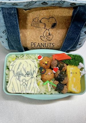 毎日高校男子弁当 マッシュル キャラ弁-レシピのメイン写真