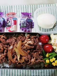 焼き肉丼弁当(4.24)-レシピのメイン写真