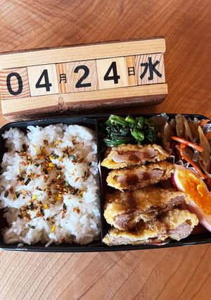 2024.4/24 高校生男子お弁当-レシピのメイン写真