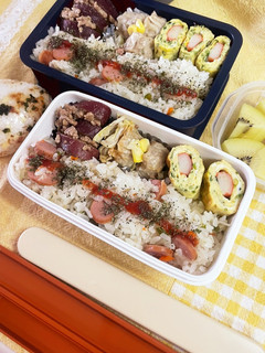 20240424娘ちゃん息子っちのお弁当-レシピのメイン写真
