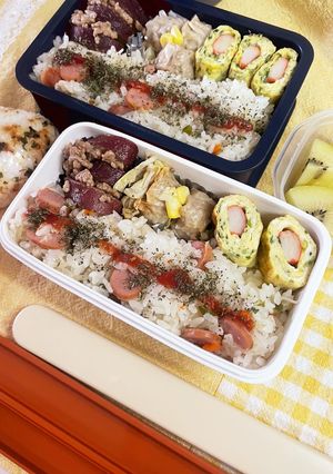 20240424娘ちゃん息子っちのお弁当-レシピのメイン写真