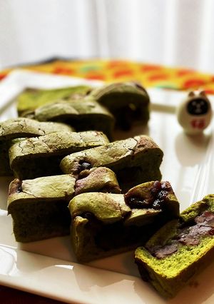 小倉抹茶パウンドケーキ♡-レシピのメイン写真