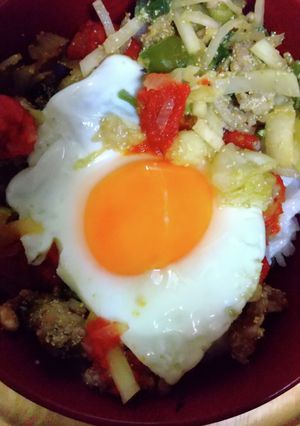 がっつり野菜坦々丼-レシピのメイン写真
