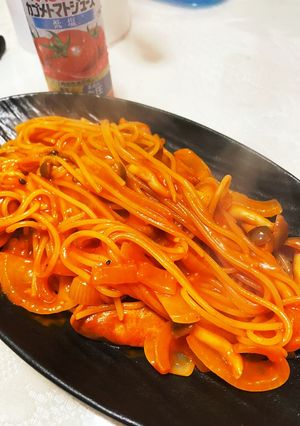 トマトジュースパスタ-レシピのメイン写真