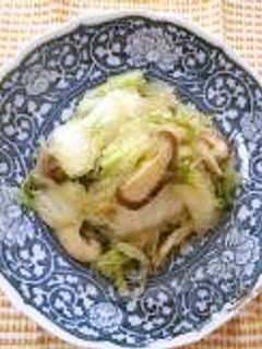 白菜としいたけの中華炒め-レシピのメイン写真