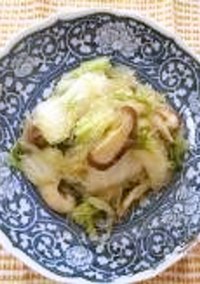 白菜としいたけの中華炒め-レシピのメイン写真