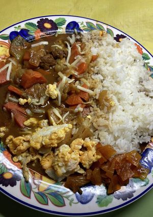トッピング多めのカレーライス-レシピのメイン写真