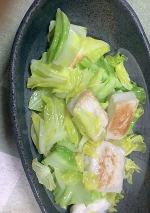 はんぺんと新キャベツのバター炒め-レシピのメイン写真