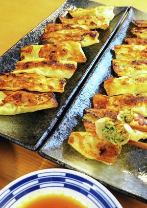 甘酸っぱい♪干し柿入り棒餃子☆-レシピのメイン写真