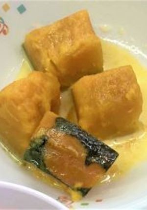 【保育所給食】かぼちゃのミルク煮-レシピのメイン写真