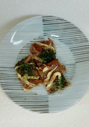お好み焼き風こんにゃく焼き-レシピのメイン写真