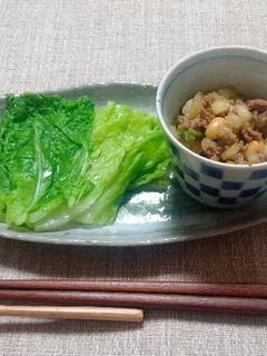 甘辛ミンチの白菜包み-レシピのメイン写真
