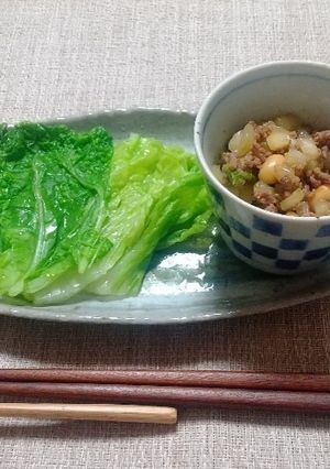 甘辛ミンチの白菜包み-レシピのメイン写真